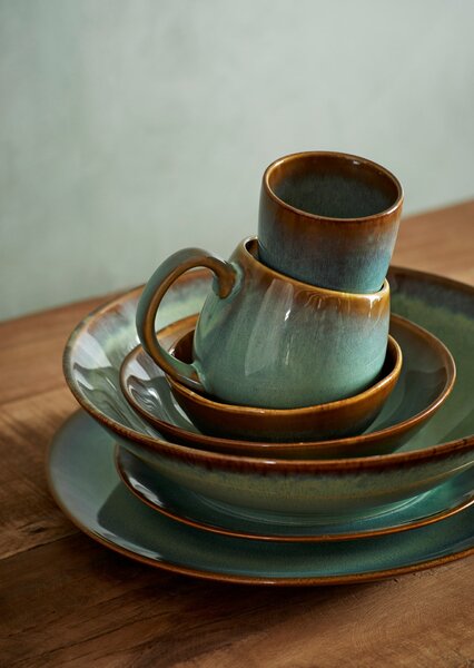 Kameninový hrnek Green Reactive Glaze 400 ml