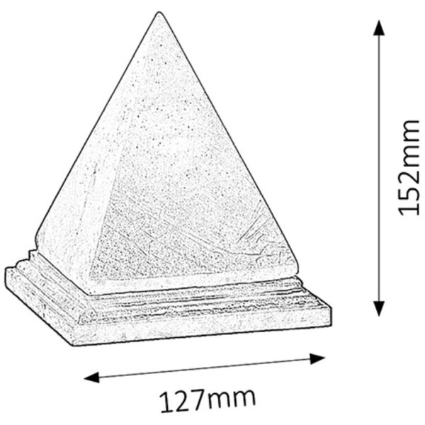 Rabalux 4096 - Solná lampa VESUVIUS 1xE14/15W/230V