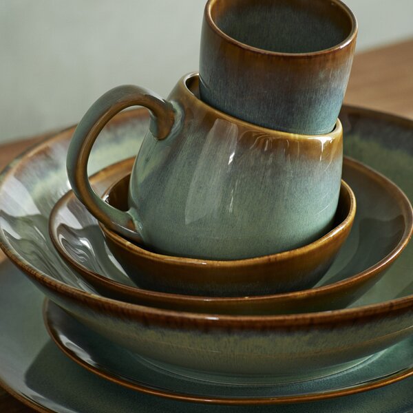 Kameninový hrnek Green Reactive Glaze 400 ml