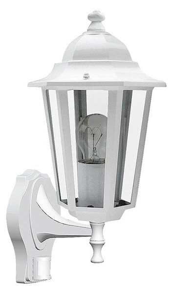Rabalux 8216 - Venkovní nástěnné svítidlo s čidlem VELENCE 1xE27/60W/230V