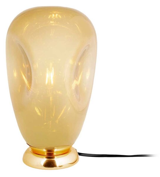 LEITMOTIV Zlatá stolní lampa Blown 37cm