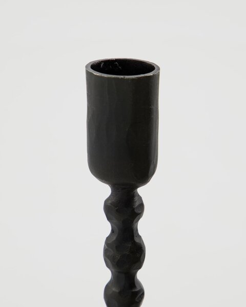 Železný svícen Mala Black 13,5 cm