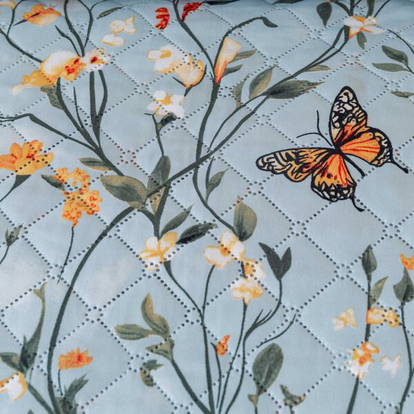 Přehoz na postel MONARCH WINGS, světle modrý Rozměr: 170 x 210 cm