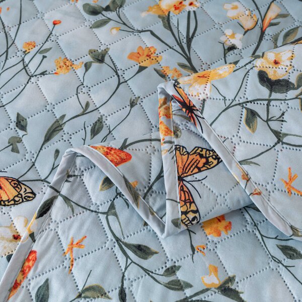 Přehoz na postel MONARCH WINGS, světle modrý Rozměr: 170 x 210 cm