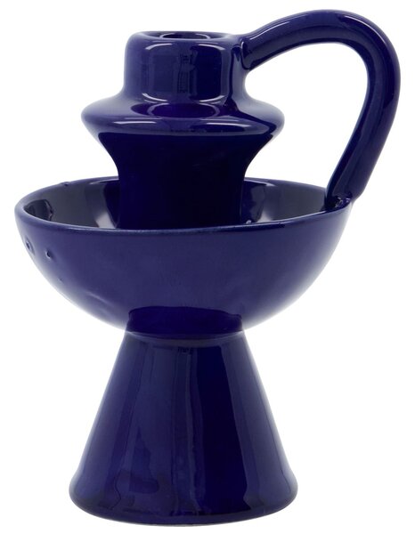 Kameninový svícen Diva Blue