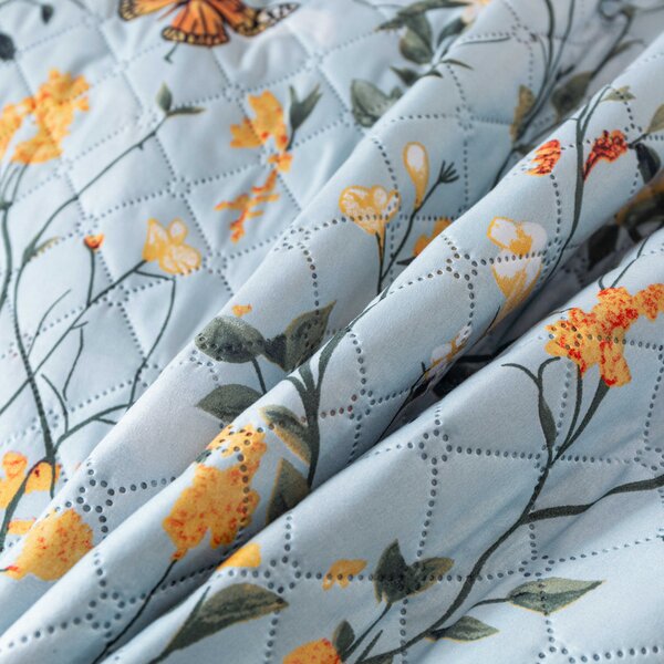Přehoz na postel MONARCH WINGS, světle modrý Rozměr: 170 x 210 cm