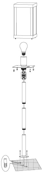Eglo 94833 - Venkovní svítidlo ALAMONTE 1 1xE27/60W/230V IP44