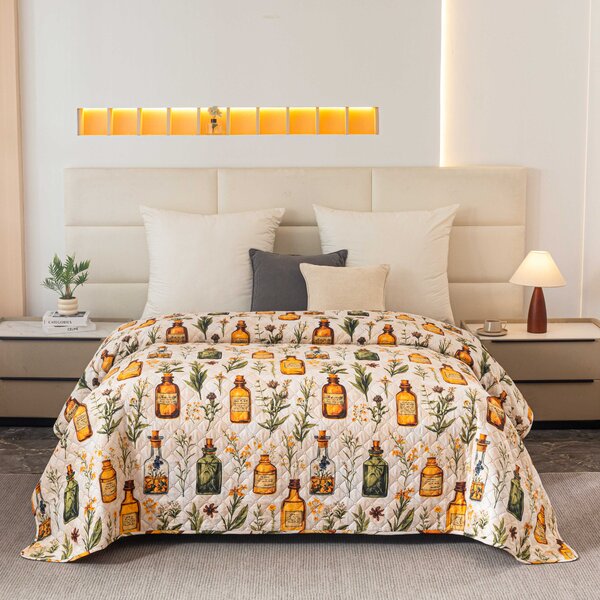 Přehoz na postel APOTHECARY, krémový Rozměr: 220 x 240 cm