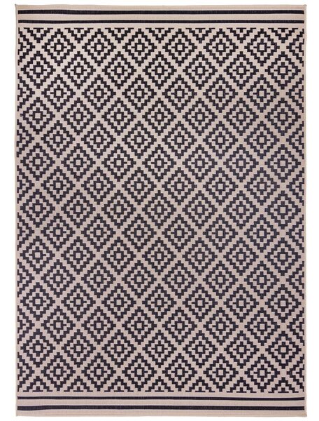 Flair Rugs koberce Kusový koberec Florence Alfresco Moretti Black/Beige - 66x230 cm