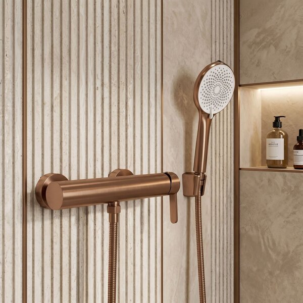 Vanová baterie REA Ontario Side Brush Copper