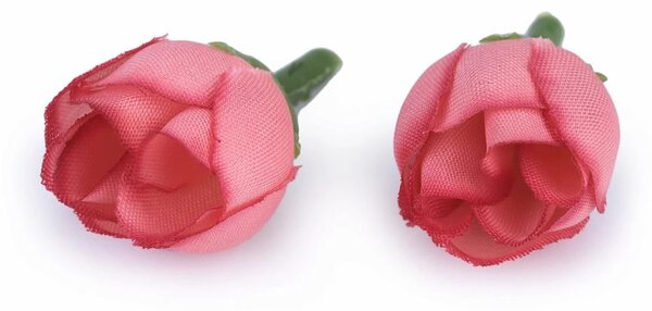 Umělý květ růže Ø20 mm balení 30 kusů - 5 korálová sv