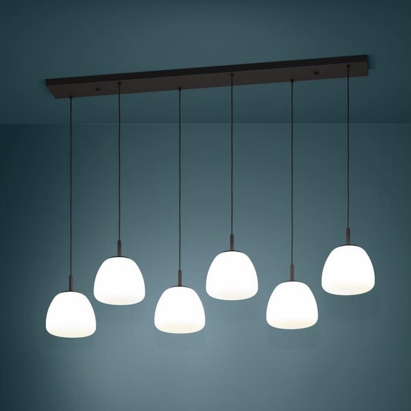 Eglo 390203 - Lustr na lanku BALMES 6xE27/40W/230V