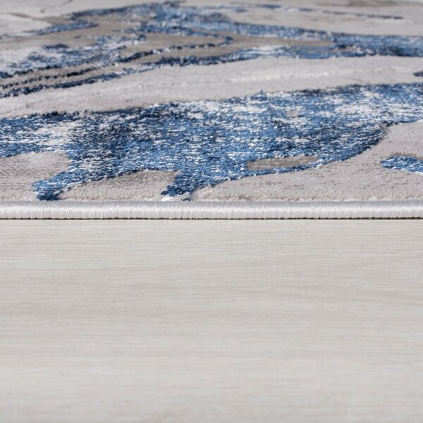 Flair Rugs, Běhoun Eris Marbled Navy, 60x230, modrá, chodba / předsíň