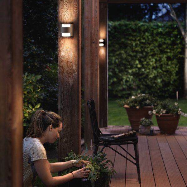 Philips 17321/93/16 - Venkovní nástěnné svítidlo GRASS 2xLED/4,5W/230V IP44