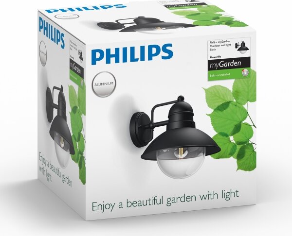 Philips 17237/30/PN - Venkovní svítidlo MYGARDEN HOVERFLY 1xE27/60W/230V IP44