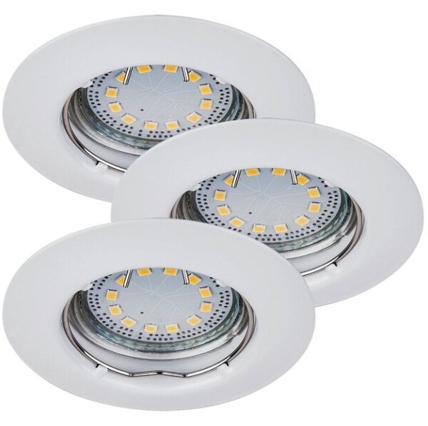 Rabalux 1046 - SADA 3xLED Podhledové svítidlo LITE 3xGU10-LED/3W/230V
