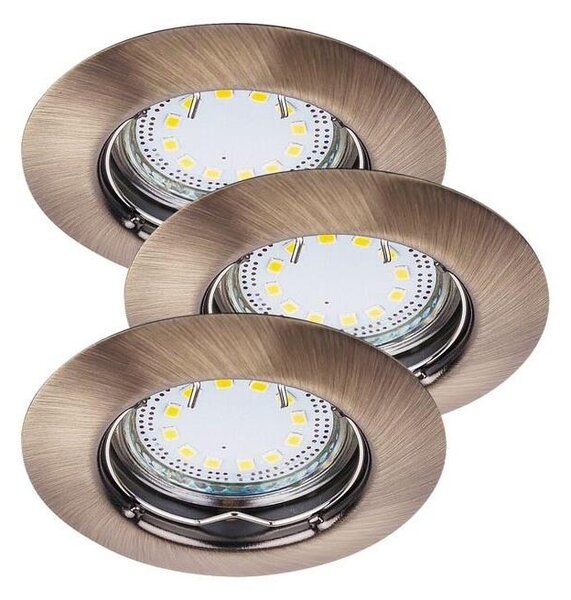 Rabalux 1048 - SADA 3xLED Podhledové svítidlo LITE 3xGU10-LED/3W/230V
