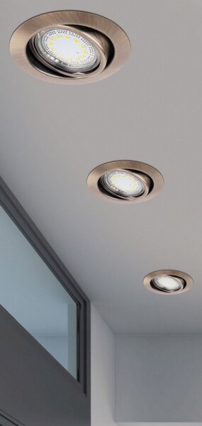 Rabalux 1051 - SADA 3xLED Podhledové svítidlo LITE 3xGU10-LED/3W/230V