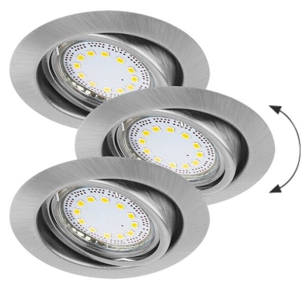 Rabalux 1166 - SADA 3xLED Podhledové svítidlo LITE 3xGU10/3W/230V