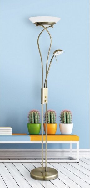 Rabalux 4078 - Stojací stmívatelná lampa GAMMA 1xR7s/230W + 1xG9/40W