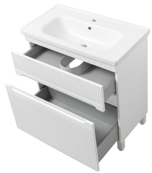 Lavedo Aria White 65 koupelnová skříňka s umyvadlem