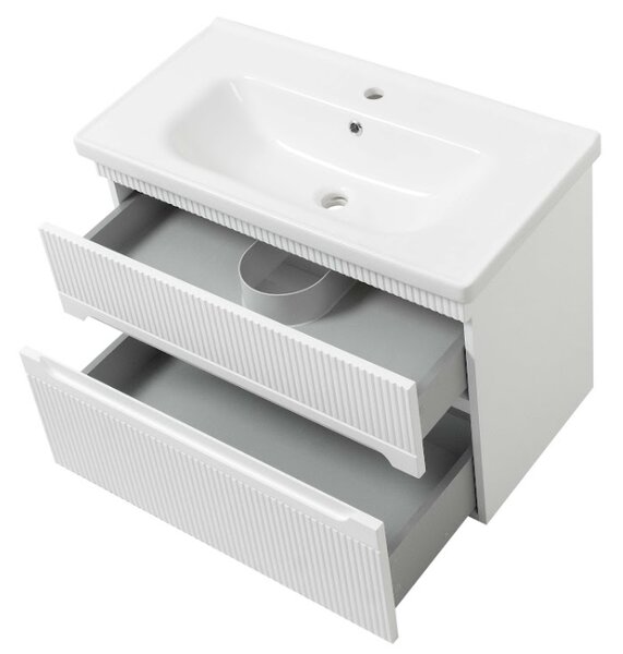 Lavedo Aria Air White 80 koupelnová skříňka s umyvadlem