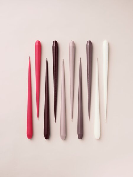 Svíčka Slim 32 cm – 52 Soft Rose