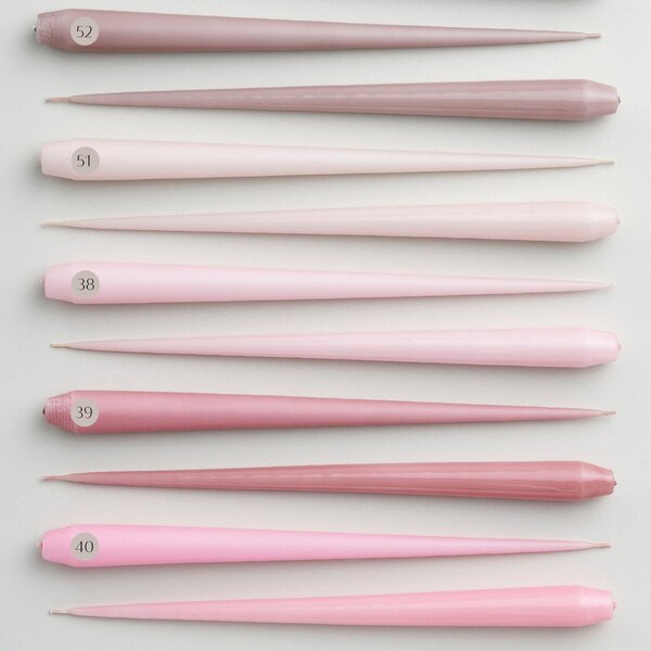 Svíčka Slim 32 cm – 52 Soft Rose