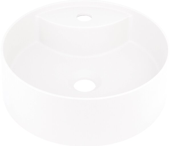 Deante Silia umyvadlo 36x36 cm kulatý na pult bílá matný CQS_AU4B