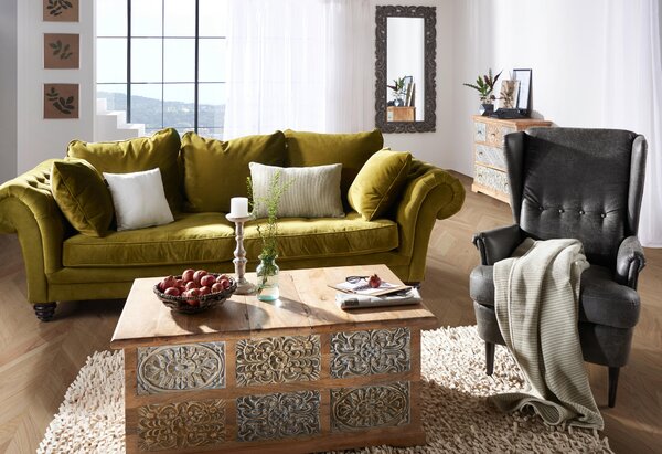 MEGA POHOVKA, textil, zelená Ambia Home - Velké pohovky
