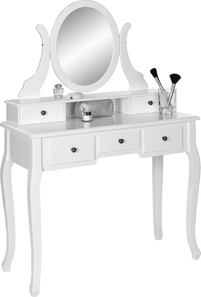 TOALETNÍ STOLEK, bílá, 97/40/142 cm Ambia Home