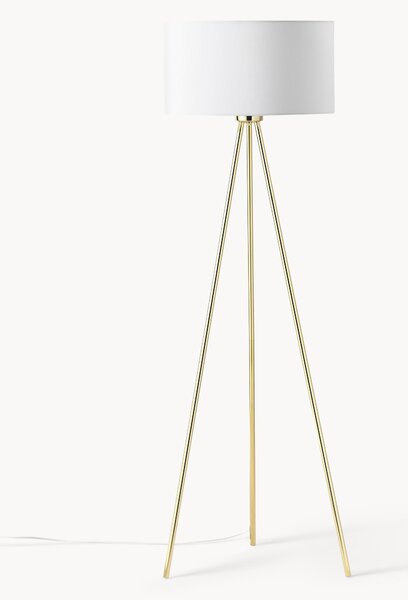 Stojací lampa trojnožka's látkovým stínidlem Cella