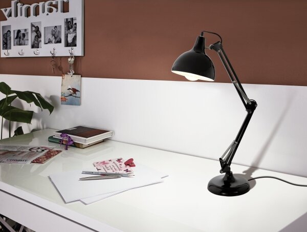 Eglo 94697 - Stolní lampa BORGILLIO 1xE27/40W/230V