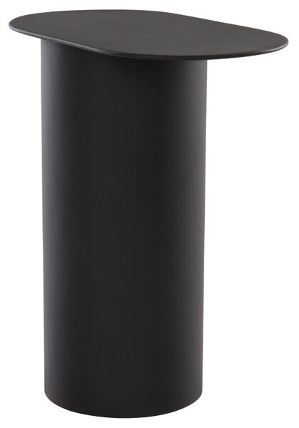 Jotex Černý kovový odkládací stolek WEMMEL 51 x 30,5 cm