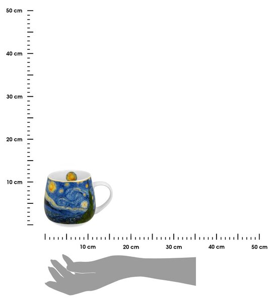 Porcelánový hrnek Van Gogh Starry Night 430 ml