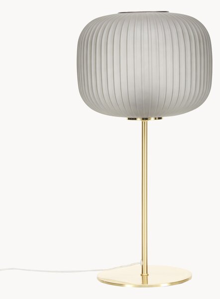 Velká stolní lampa se skleněným stínidlem Sober
