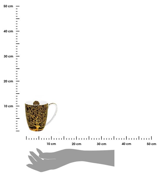 Porcelánový hrnek Klimt Tree Of Life 350 ml