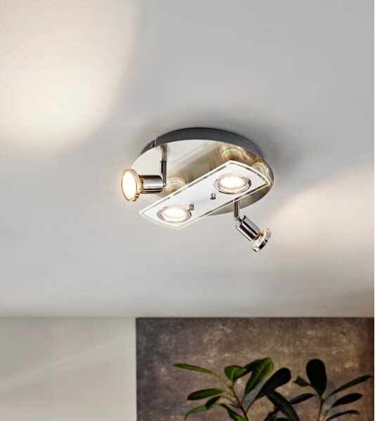 Eglo 32001 - LED Stropní svítidlo PAWEDO 1 4xGU10-LED/3W/230V
