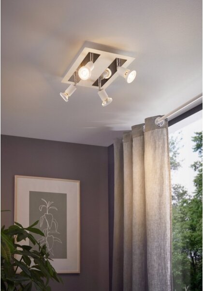 Eglo 94962 - LED Bodové svítidlo SARRIA 4xGU10-LED/5W/230V