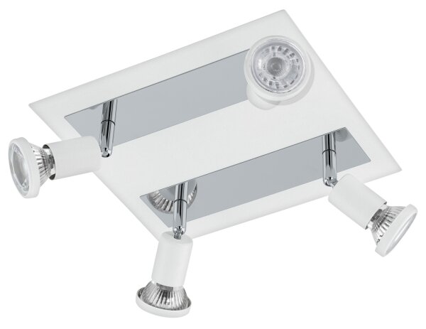 Eglo 94962 - LED Bodové svítidlo SARRIA 4xGU10-LED/5W/230V