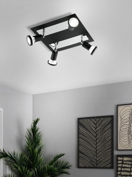Eglo 94966 - LED Bodové svítidlo SARRIA 4xGU10-LED/5W/230V