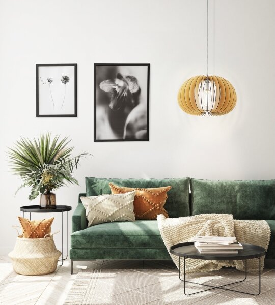 Eglo 94767 - Lustr COSSANO 1xE27/60W/230V