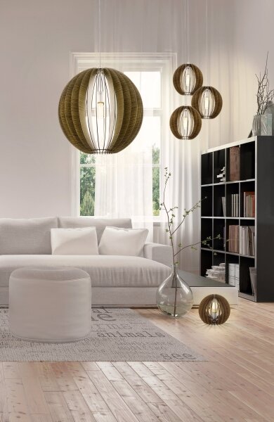 Eglo 94636 - Lustr COSSANO 1xE27/60W/230V