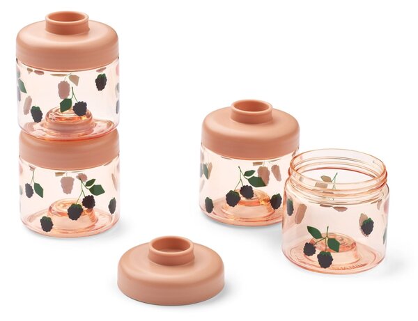 Úložné dózy na dětskou výživu Dominique Berry – 4 × 100 ml