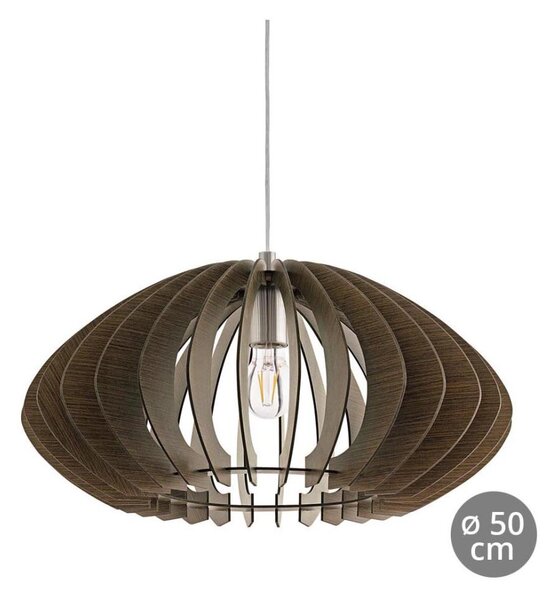 Eglo 95261 - Lustr COSSANO 2 1xE27/60W/230V