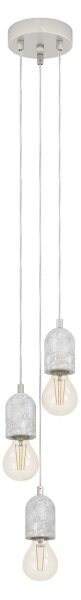 Eglo 95523 - Lustr SILVARES 3xE27/60W/230V