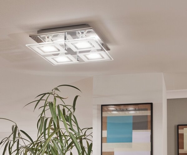 Eglo 94226 - LED stropní svítidlo ALMANA 4xGU10-LED/3W/230V