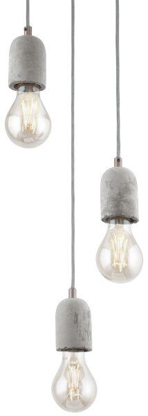 Eglo 95523 - Lustr SILVARES 3xE27/60W/230V