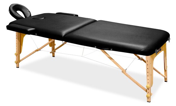 Aga Dřevěné masážní lehátko MR6150 Černé