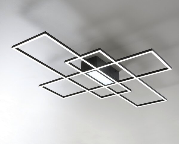 STROPNÍ LED SVÍTIDLO, 100/75/7 cm Novel - Stropní svítidla